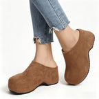 Women's Suede Platform Clogs