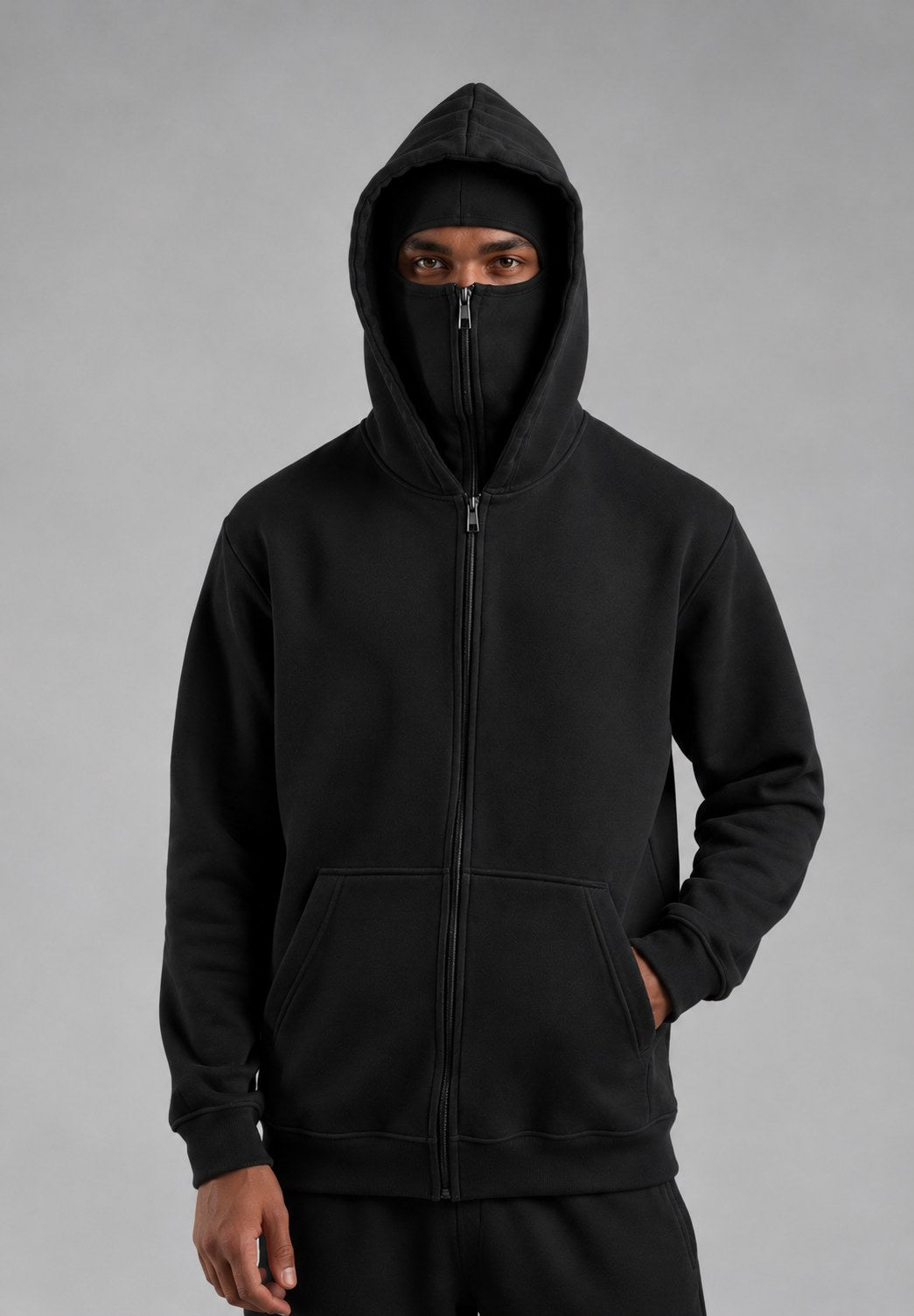 Zip-Up Balaclava Hoodie